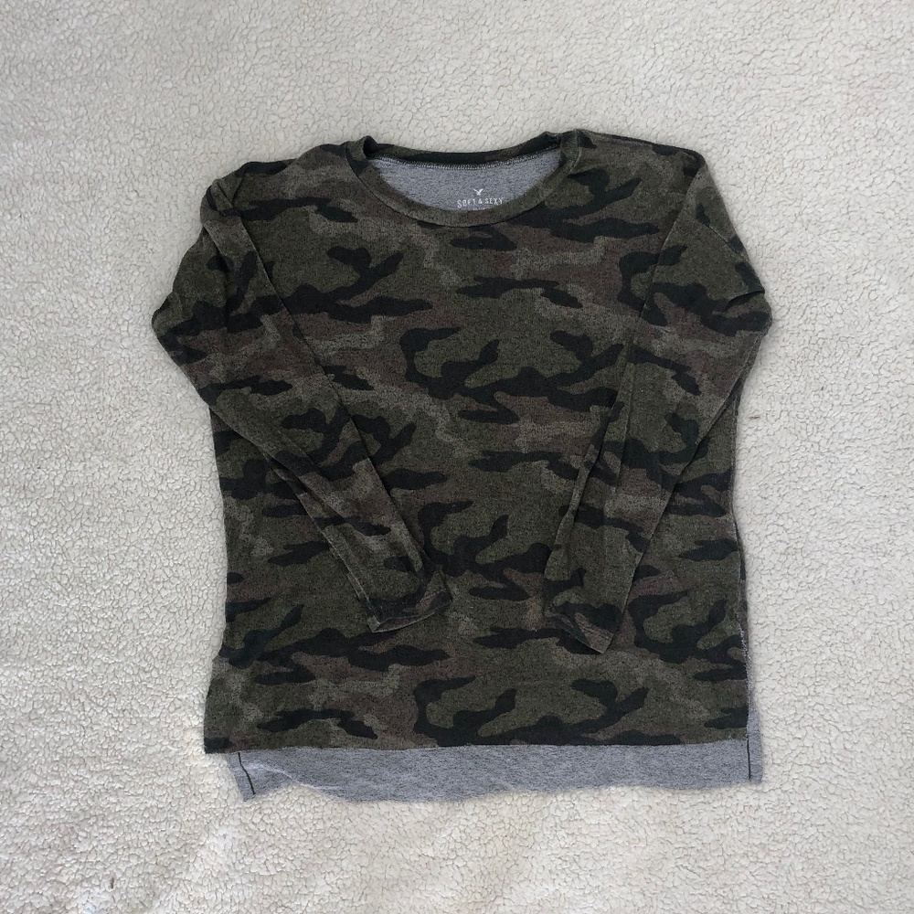 Camo Lightweight Sweater